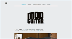 Desktop Screenshot of modguitar.com