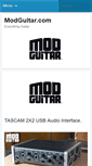 Mobile Screenshot of modguitar.com